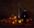 Manzanas con jarra y jarra bodegones Joseph Claude Bail
